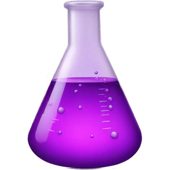 purple chemical flask emoji
