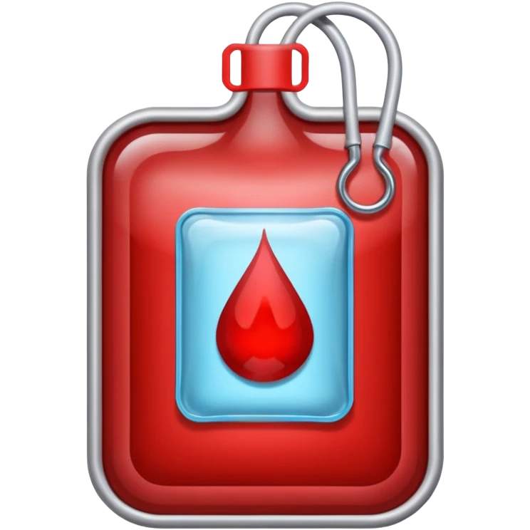 bolsa de sangue emoji