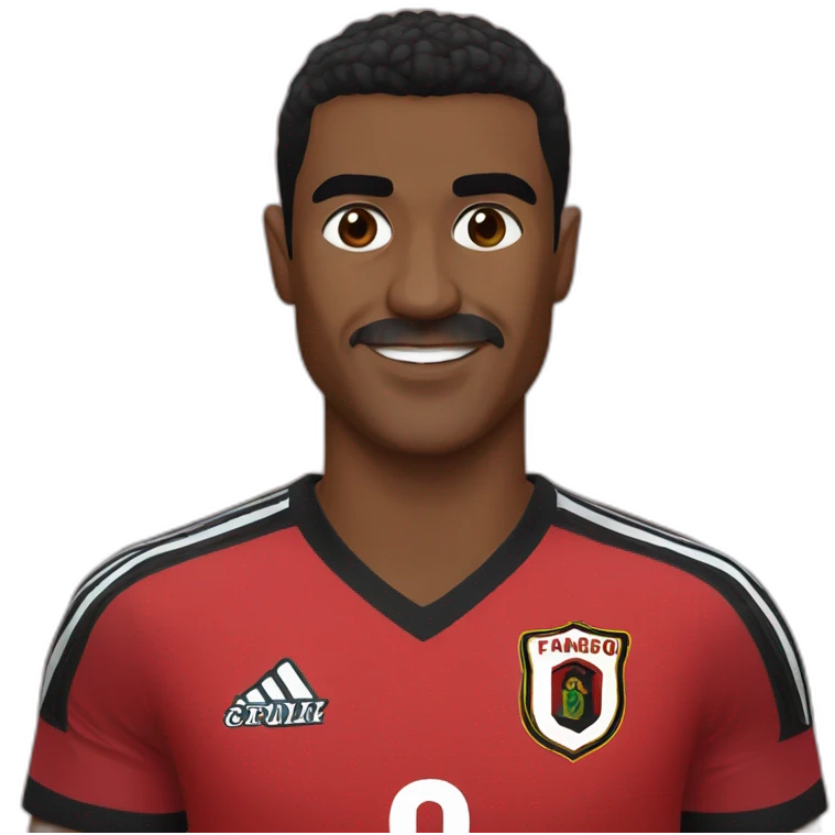 romario wearing flamengo jersey emoji