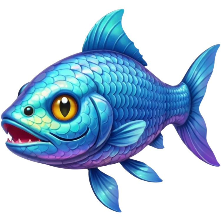 cat fish being fished emoji