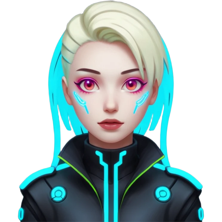 cyberpunk person emoji