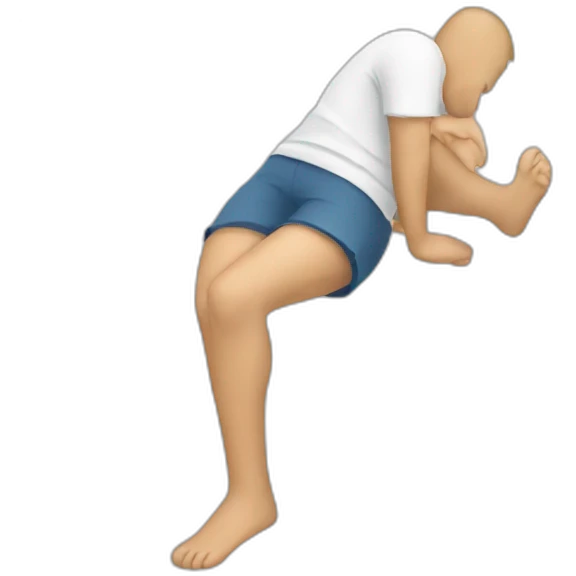 Broken knee emoji