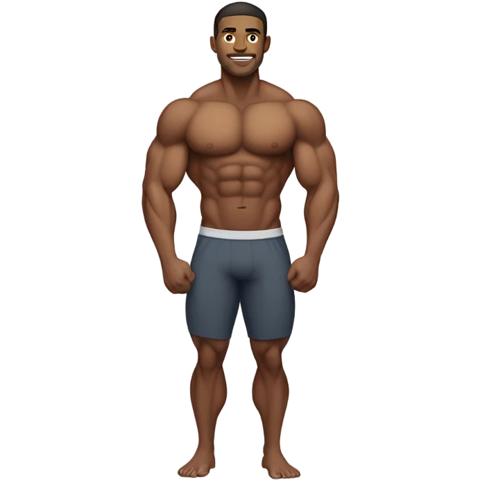 Healthy fit dude emoji