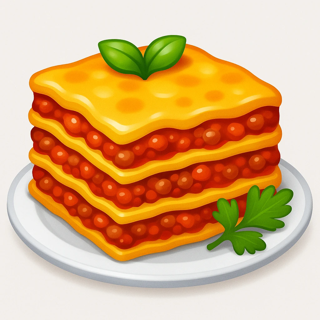LASAGNE EMOJI STYLE IPHONE emoji