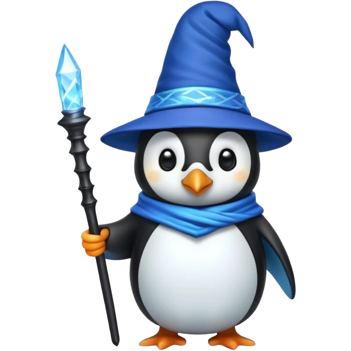 Penguin Wizard emoji