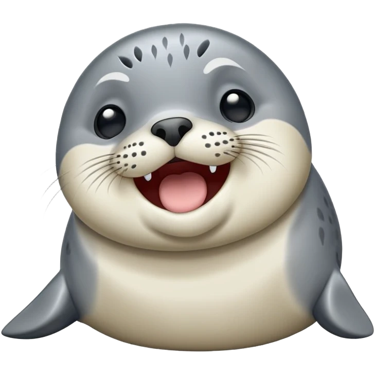 cinematic-cute-yawning-harbour-seal-portrait-emoji,-head-tilted-slightly-with-a-dramatic,-wide-open-yawn,-showcasing-a-smooth,-rounded-body-with-gently-drooping-features-and-sleepy,-half-closed-eyes,-simplified-yet-irresistibly-adorable emoji