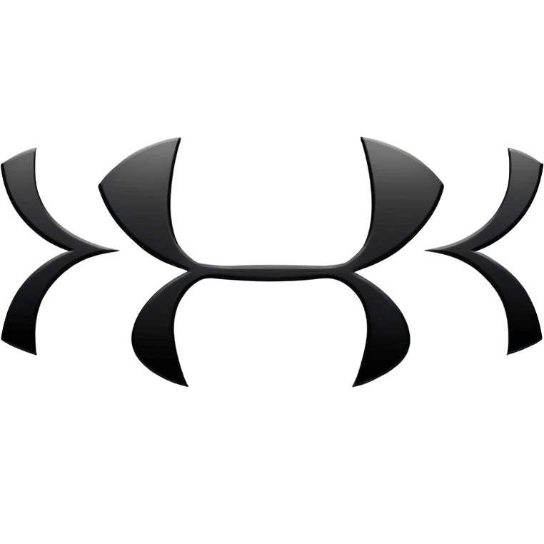 Under armour black logo emoji