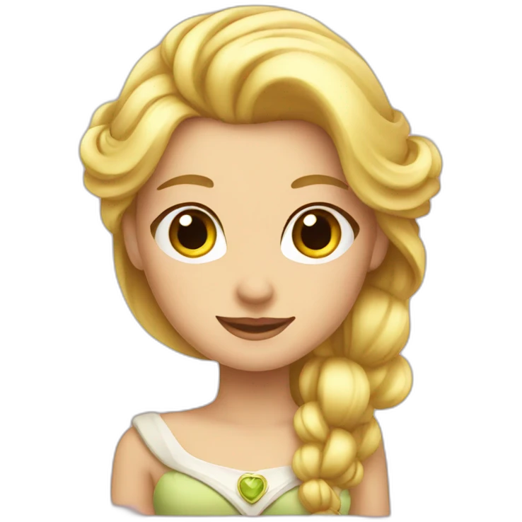 A blond princess  emoji