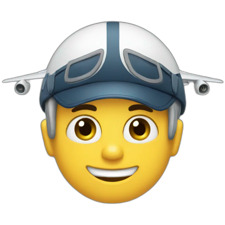 Aviation foolish emoji