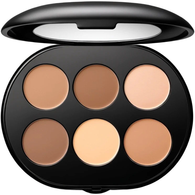 NYX Professional Makeup 3 Steps to Sculpt Face Sculpting Palette(circle form,sculpture, highlighter,powder) emoji