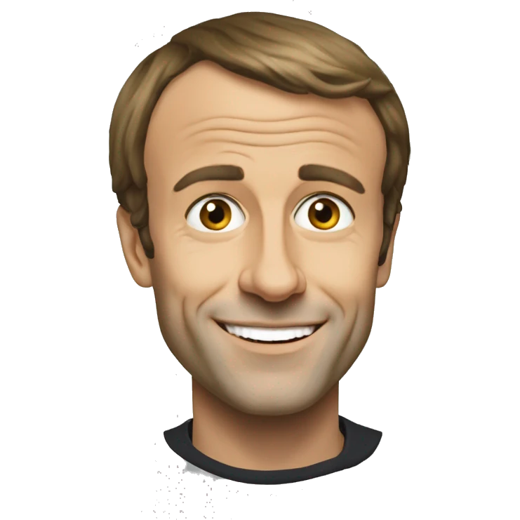 Emmanuel Macron colère  emoji
