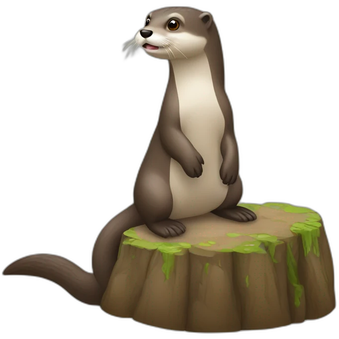 loutre sur cheval emoji