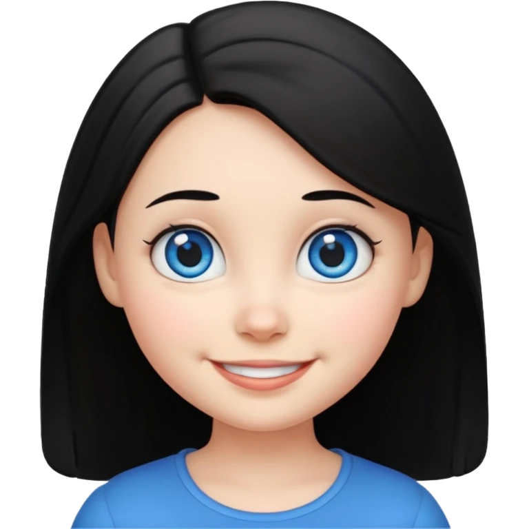 very big head and small body pro[ortion female cartoon emoji