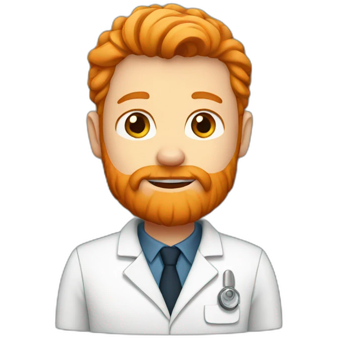 Ginger vet emoji