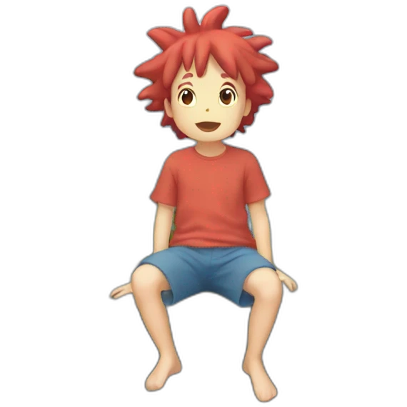 Ponyo on the Cliff by the Sea emoji