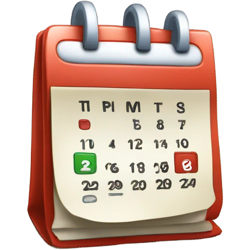 sheduler icon emoji