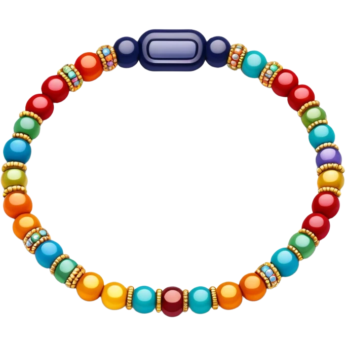 Beaded braclet  emoji