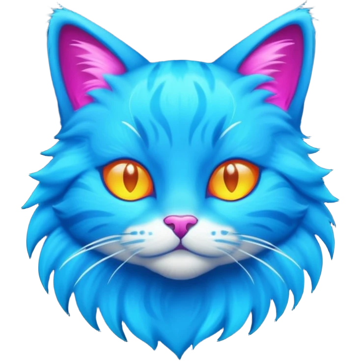 neon cat emoji