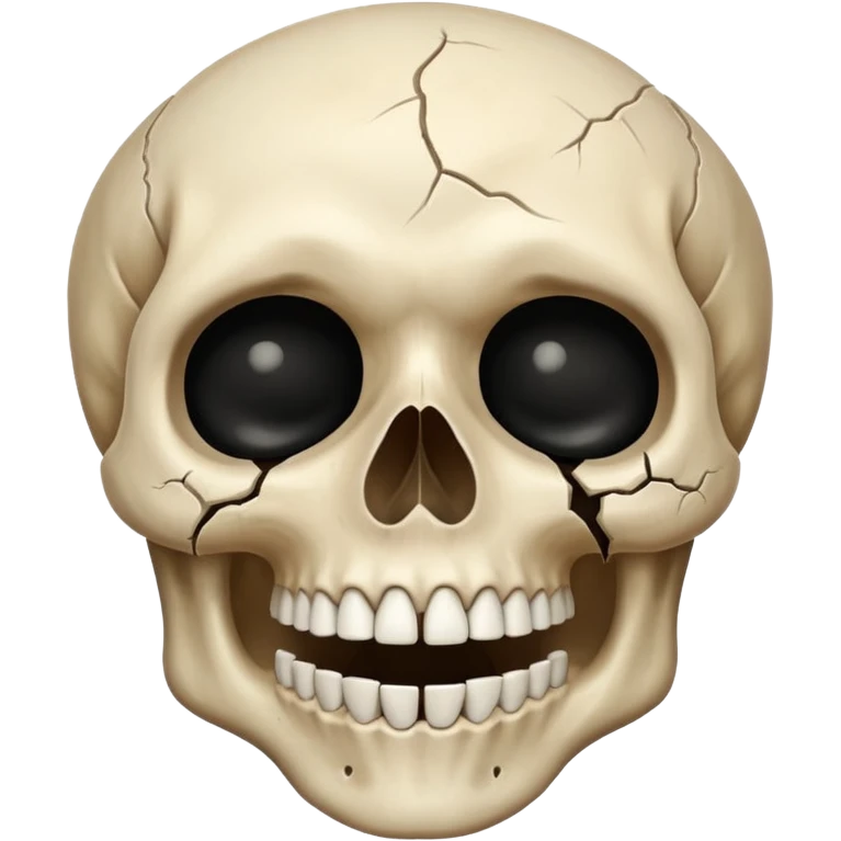 Dead skull that is crying laughing emoji