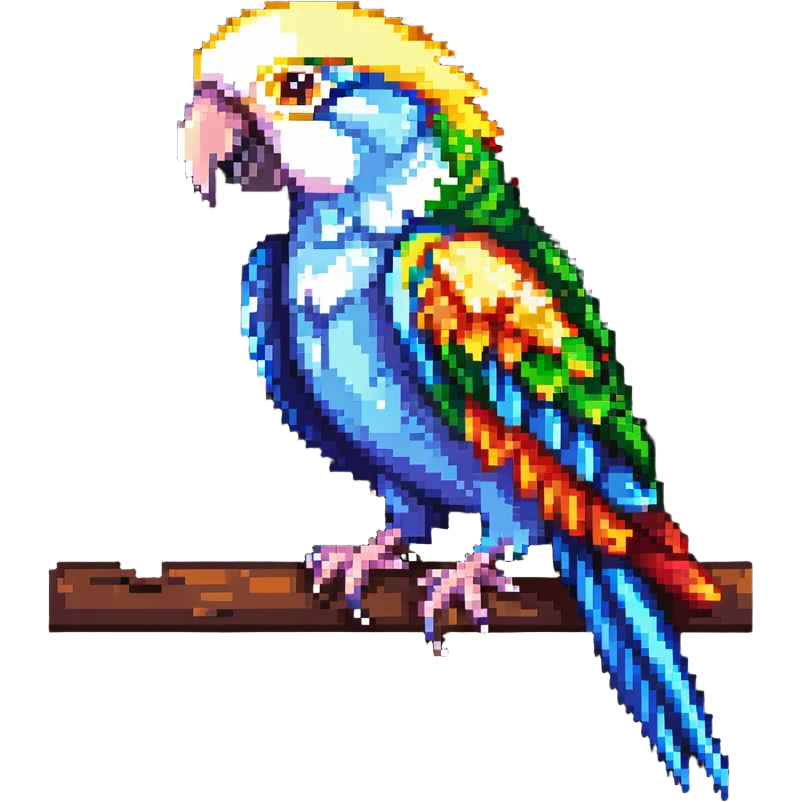 colorful party parrot emoji