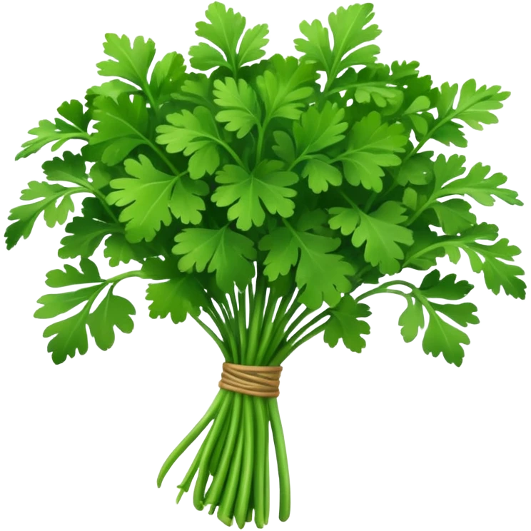 cilantro bunch emoji