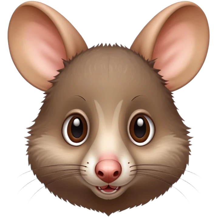 Possum on elliptical  emoji