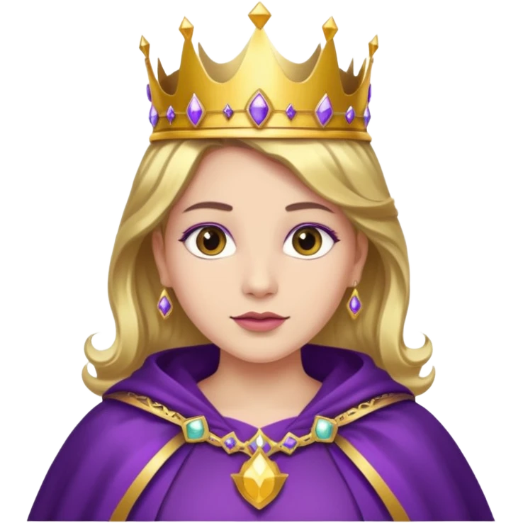 Purple Cape Queen emoji