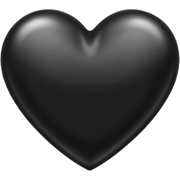 Corazón  negro emoji