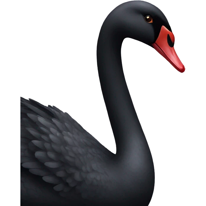 Black swan emoji