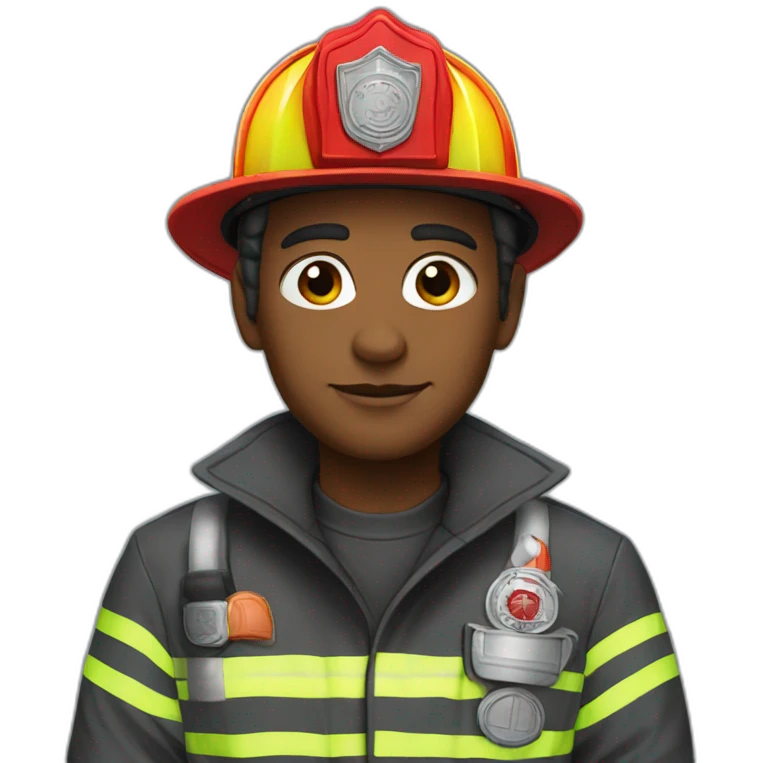 Firefighter paris emoji