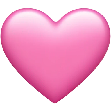Pink love heart emoji