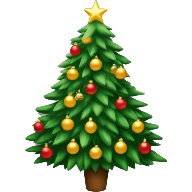 Christmas tree emoji