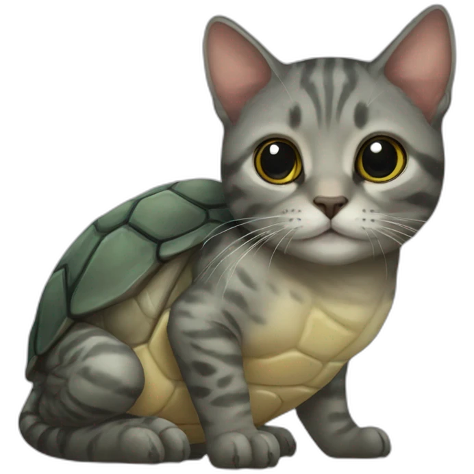 Turtle cat emoji