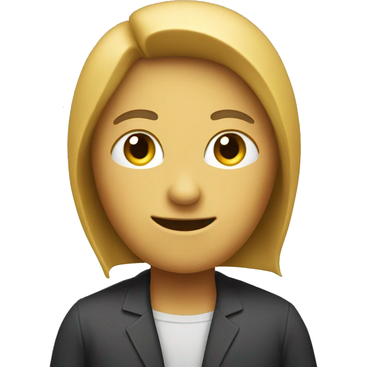 A faceless speaking person named chat emoji