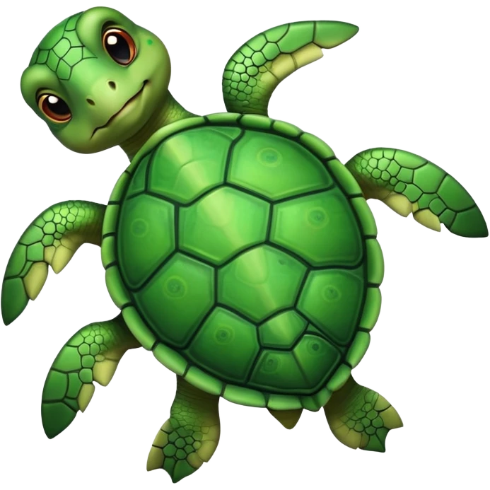 turtle with bows emoji