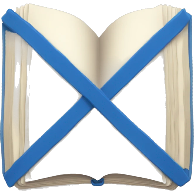 livre bleu emoji