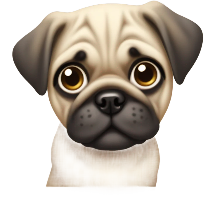 A baby pug emoji