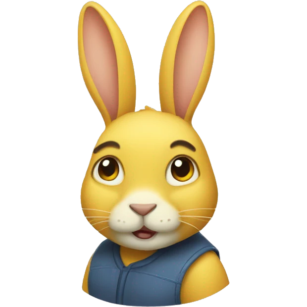 yellow rabbit emoji