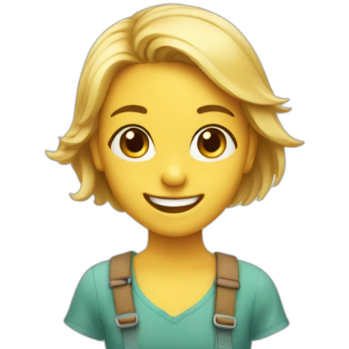 happy girl emoji