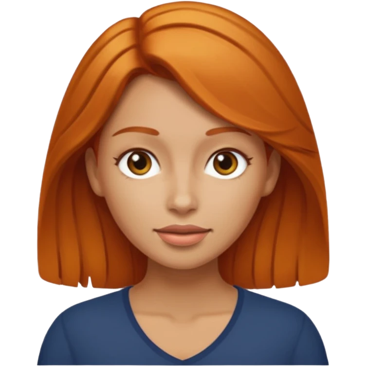 light tanned ginger haired women emoji
