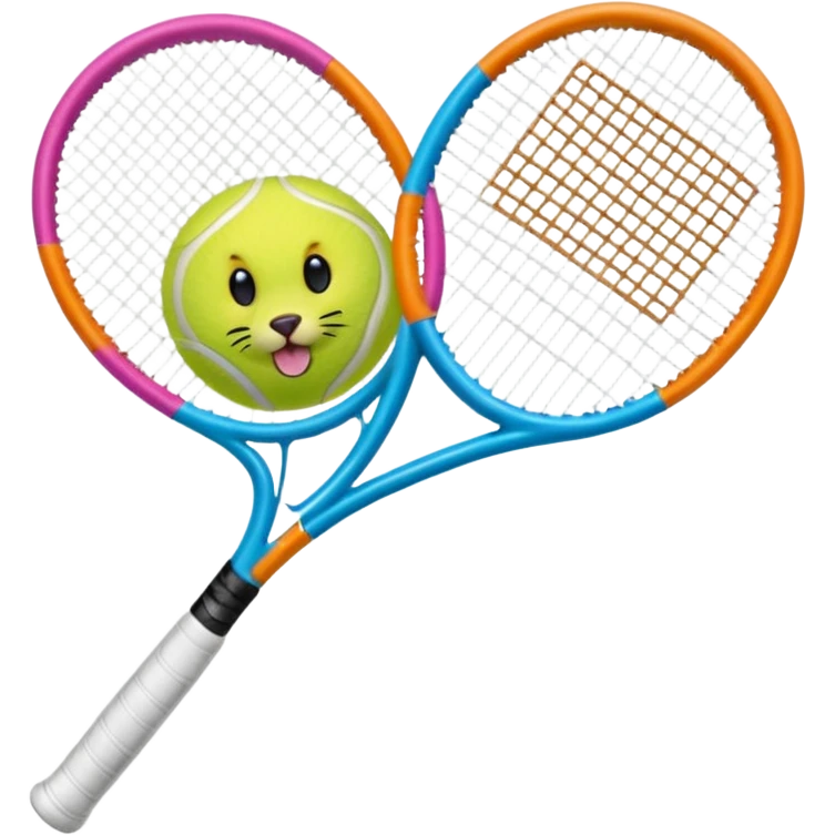 Tennis-Racket Animals emoji