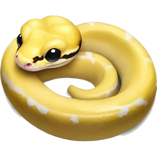 Banana ball python emoji