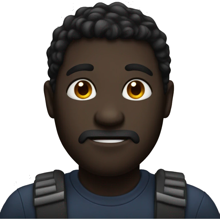 Big dark guy emoji