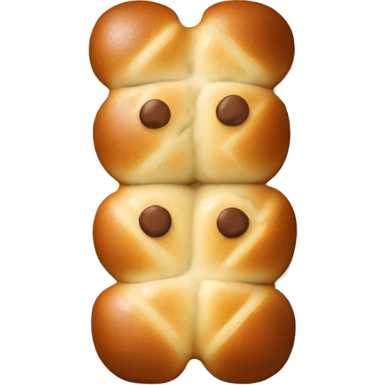 hot cross buns easter emoji