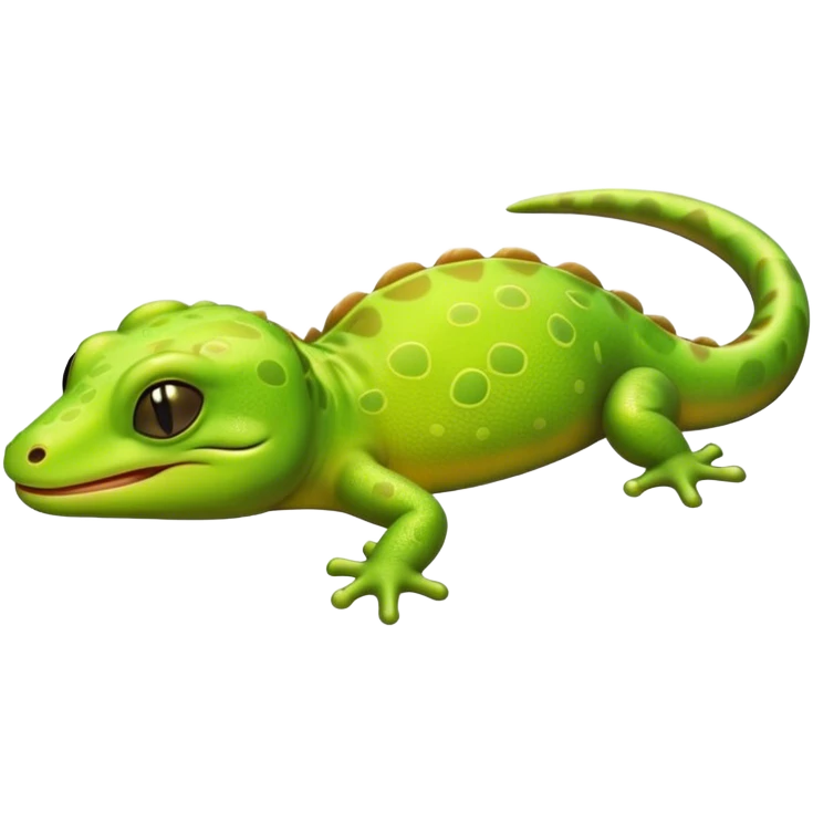 Meme-Worthy Cute Sleeping Gecko Portrait Emoji, Head resting peacefully with a contented smile, showcasing a diminutive, patterned body with smooth scales and eyes gently closed in serene slumber, Simplified yet adorably endearing features, highly detailed, glowing with a soft, drowsy tropical light, high shine, relaxed and utterly lovable, stylized with an air of playful laziness, soft glowing outline, capturing the essence of a sleeping gecko that feels destined to become the next viral icon of adorable rest! emoji