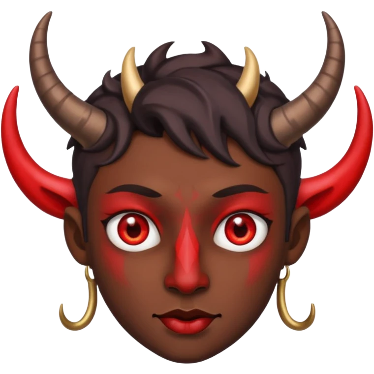 make it look more like a demon emoji