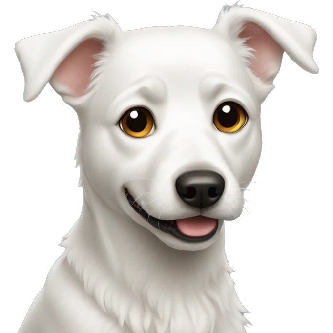 White dog emoji