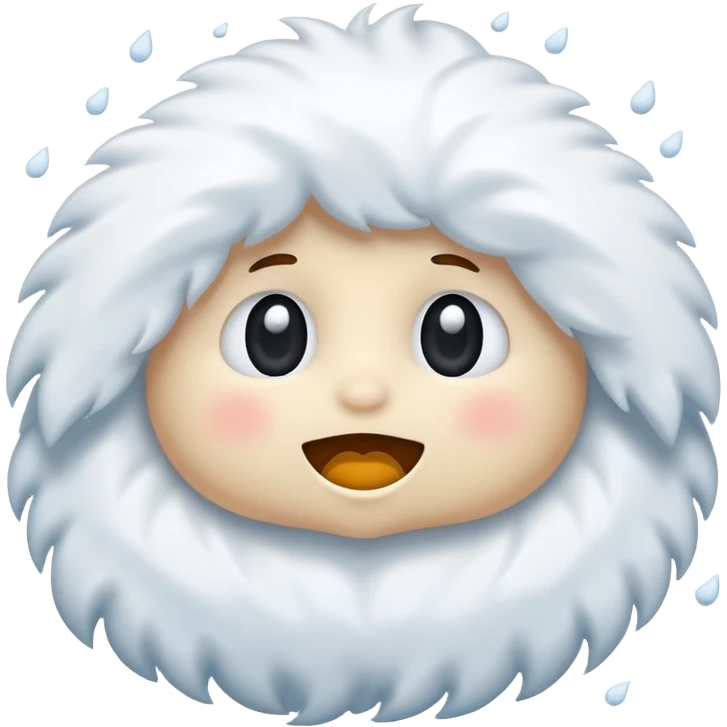 Snow emoji