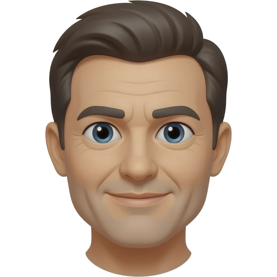 51 year old man only the head emoji