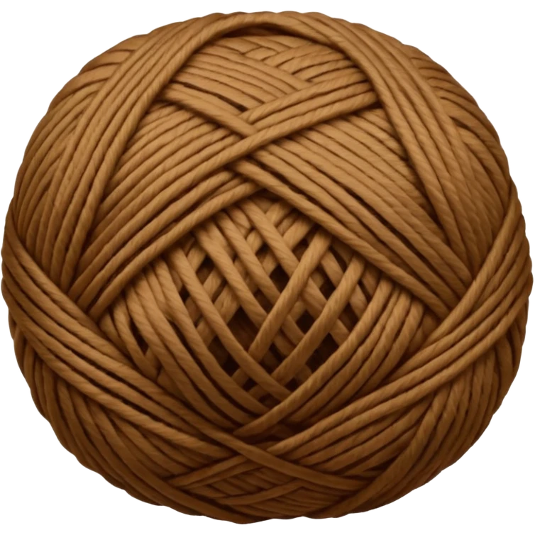 brown yarn  emoji
